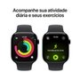Apple Watch Series 11 GPS, Caixa Preta Brilhante de Alumínio de 46 mm, Pulseira Esportiva Preta, Tamanho M/G - MEUX4AM/A
