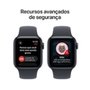 Apple Watch SE 3 GPS + Cellular, Caixa Meia-noite de Alumínio de 44 mm, Pulseira Esportiva Meia-noite, Tamanho P/M - MEPH4AM/A