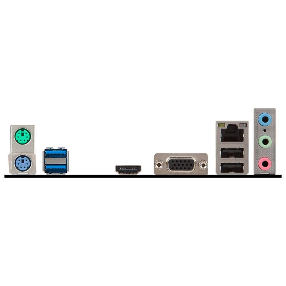 Placa-Mãe MSI H110M Pro-VH Plus, Intel LGA 1151, mATX, DDR4, Preto Placa-Mãe MSI H110M Pro-VH Plus, Intel LGA 1151, mATX, DDR4, Preto