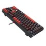 Teclado Mecanico Redragon Gamer Flamengo Nation, TKL, ABNT2, USB, Preto e Vermelho - FL576