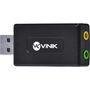 Adaptador de Som Vinik USB 7.1 Canais Virtual AUSB71