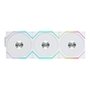 Kit com 3 Ventoinhas Lian Li UNI FAN TL, 120mm, ARGB, Branco - 12TL1W3W