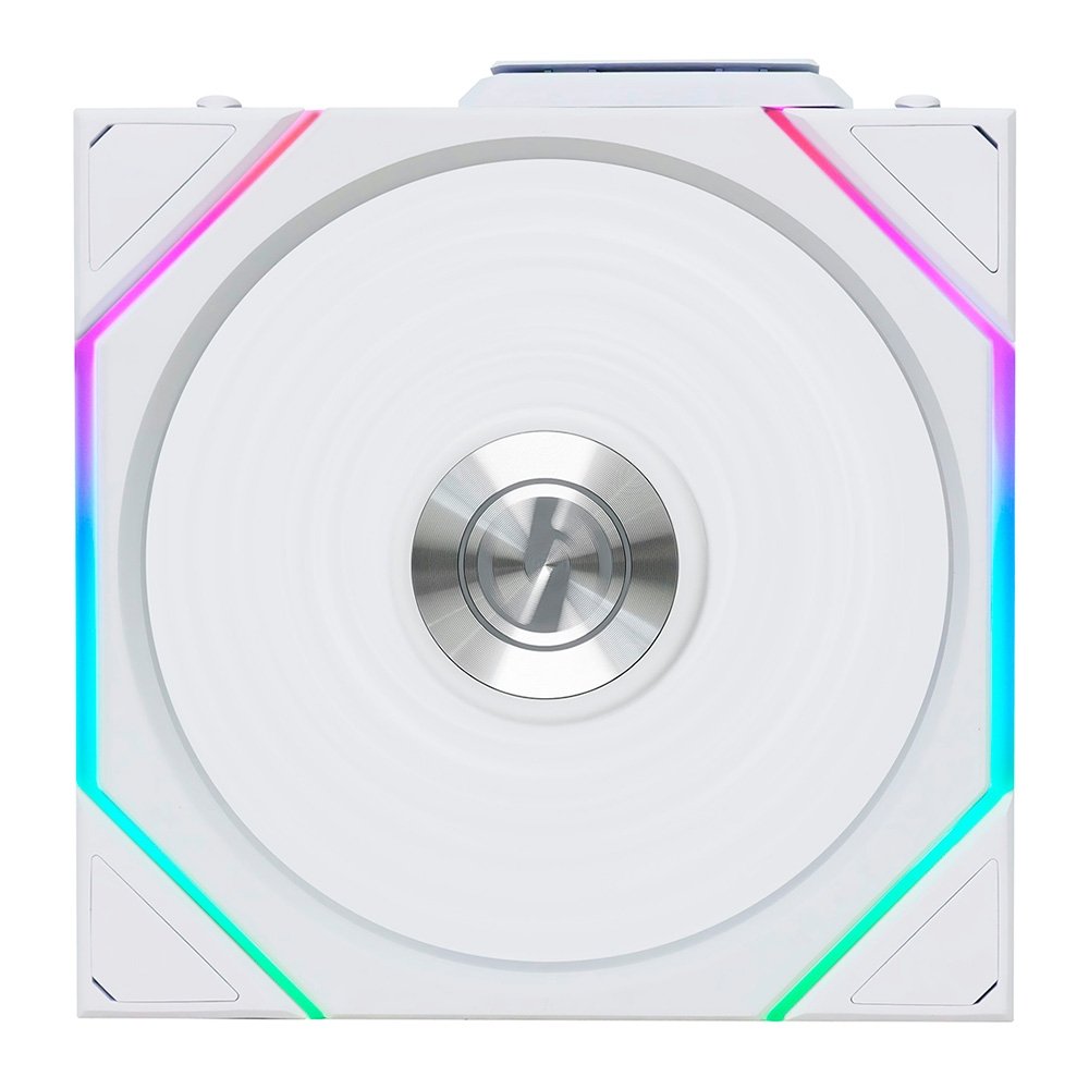 Kit com 3 Ventoinhas Lian Li UNI FAN TL, 120mm, ARGB, Branco - 12TL1W3W