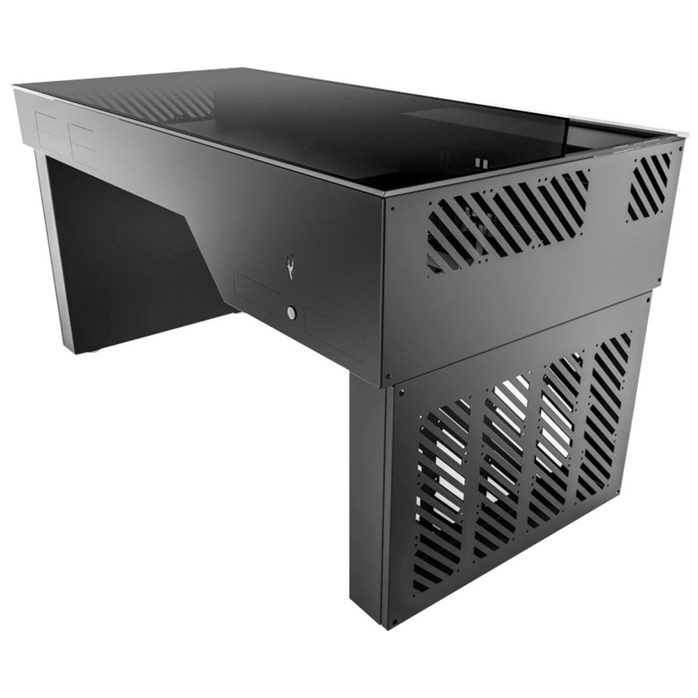 Mesa Gamer Hydra Desk 1.5m Aluminio E-ATX Mesa Case 8 mm Vidro Temperado Mesa Gamer Hydra Desk 1.5m Aluminio E-ATX Mesa Case 8 mm Vidro Temperado