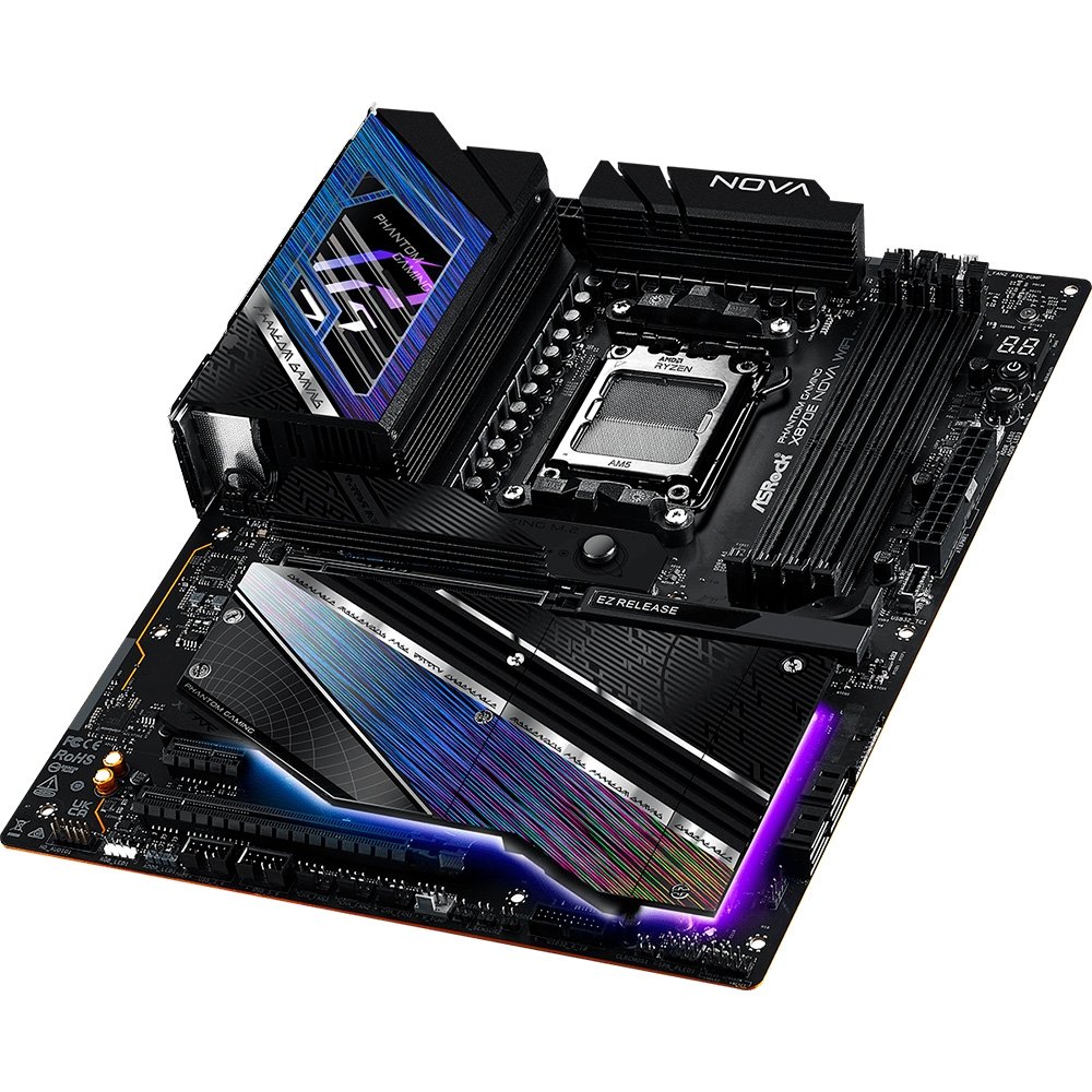 Placa Mãe ASRock X870E Nova WiFi DDR5 | KaBuM!
