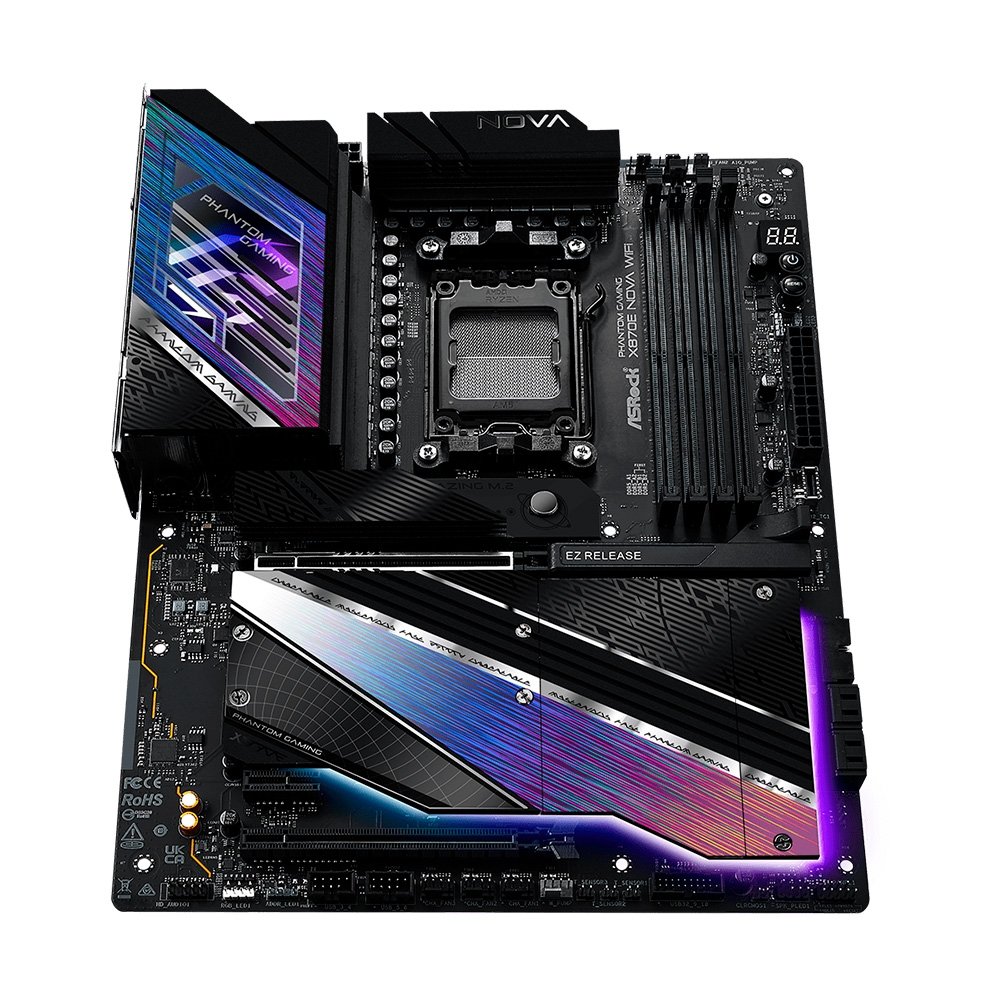 ASRock X870E Nova WiFi 新品 Placa Mãe ASRock X870E Nova WiFi DDR5 | KaBuM!
