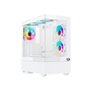 Gabinete Gamer Redragon Reflect Pro, Mid Tower, ARGB, ATX, Frontal e Lateral em Vidro, Sem FANs, Branco - CA-607W