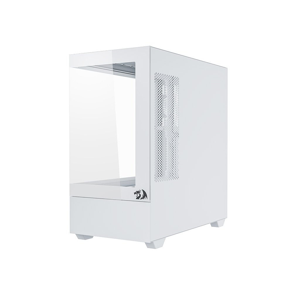 Gabinete Gamer Redragon Reflect Pro, Mid Tower, ARGB, ATX, Frontal e Lateral em Vidro, Sem FANs, Branco - CA-607W Gabinete Gamer Redragon Reflect Pro, Mid Tower, ARGB, ATX, Frontal e Lateral em Vidro, Sem FANs, Branco - CA-607W