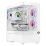 Gabinete Gamer Redragon Reflect Pro, Mid Tower, ARGB, ATX, Frontal e Lateral em Vidro, Sem FANs, Branco - CA-607W