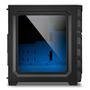 Gabinete Sharkoon SKILLER SGC1 Window - Blue