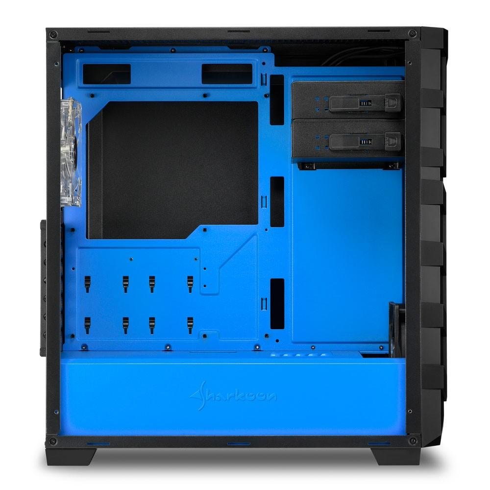 Gabinete Sharkoon SKILLER SGC1 Window - Blue Gabinete Sharkoon SKILLER SGC1 Window - Blue