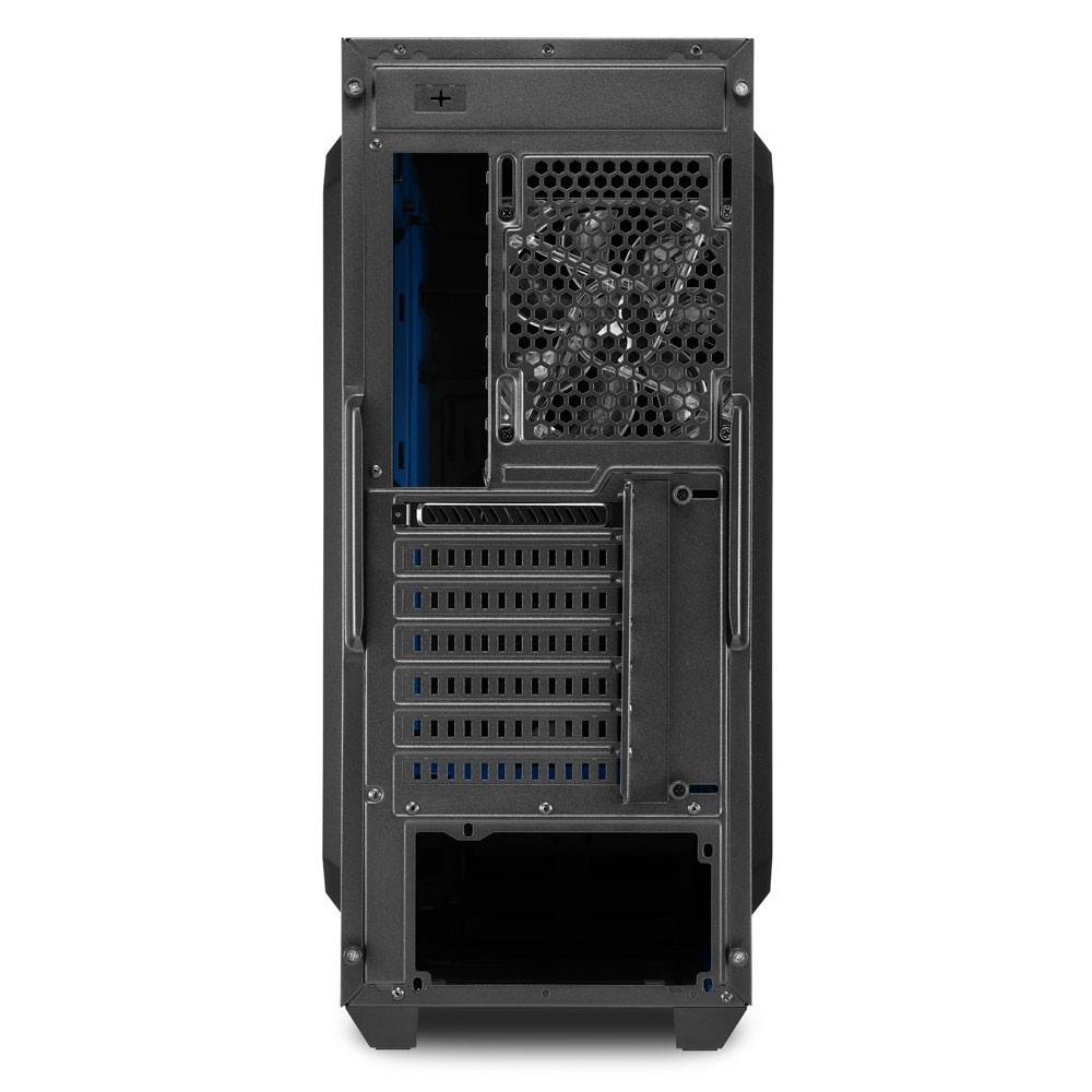 Gabinete Sharkoon SKILLER SGC1 Window - Blue Gabinete Sharkoon SKILLER SGC1 Window - Blue