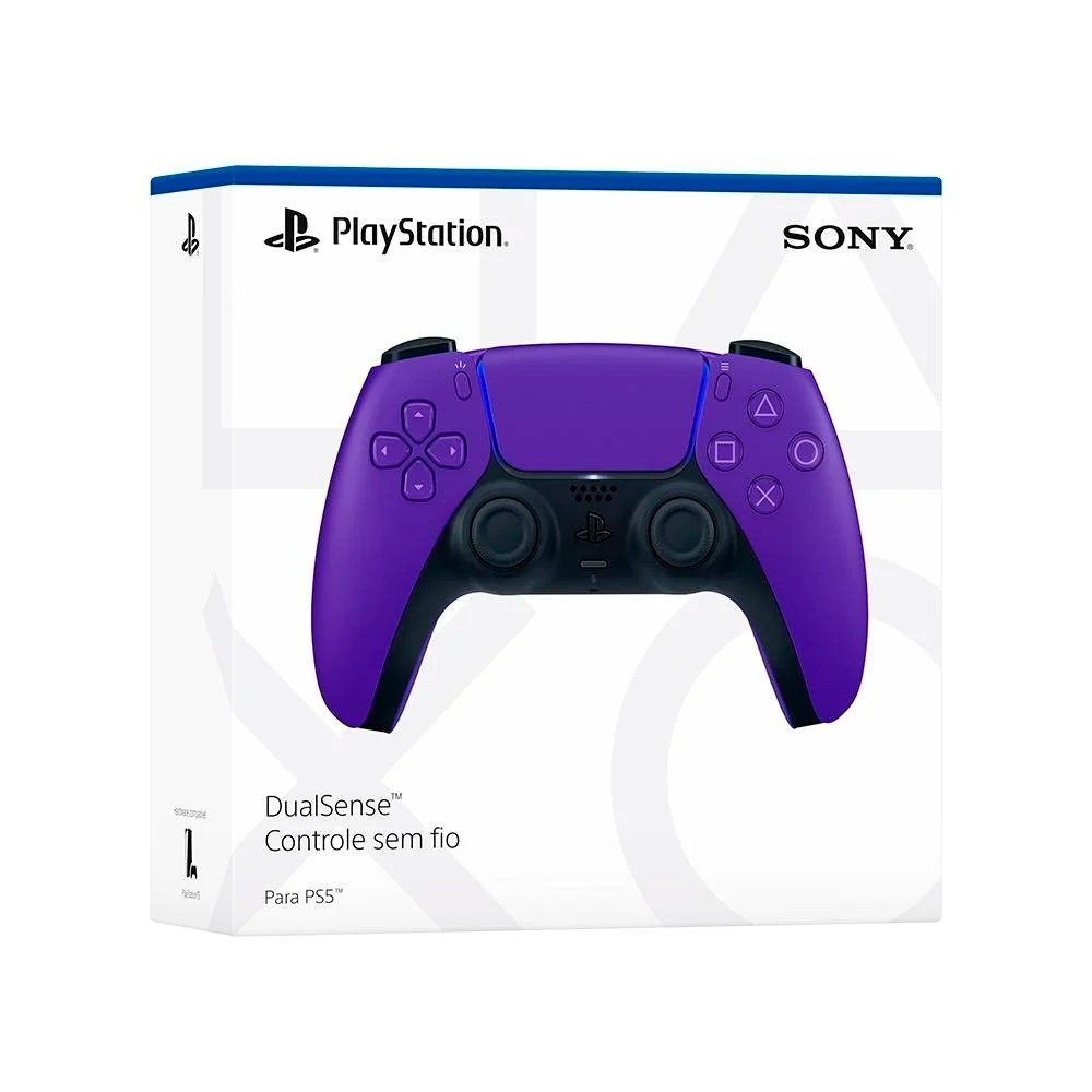 Controle Sony DualSense PS5, Sem Fio , Galactic Purple Controle Sony DualSense PS5, Sem Fio , Galactic Purple