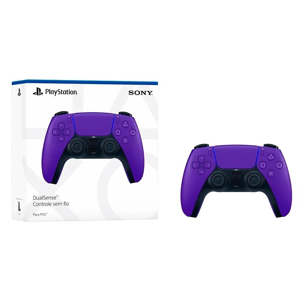 Controle Sony DualSense PS5, Sem Fio , Galactic Purple Controle Sony DualSense PS5, Sem Fio , Galactic Purple