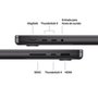 MacBook Pro de 14", M5, CPU de 10 núcleos, GPU de 10 núcleos, 16GB RAM, SSD 1TB, Preto-Espacial - MDE14BZ/A