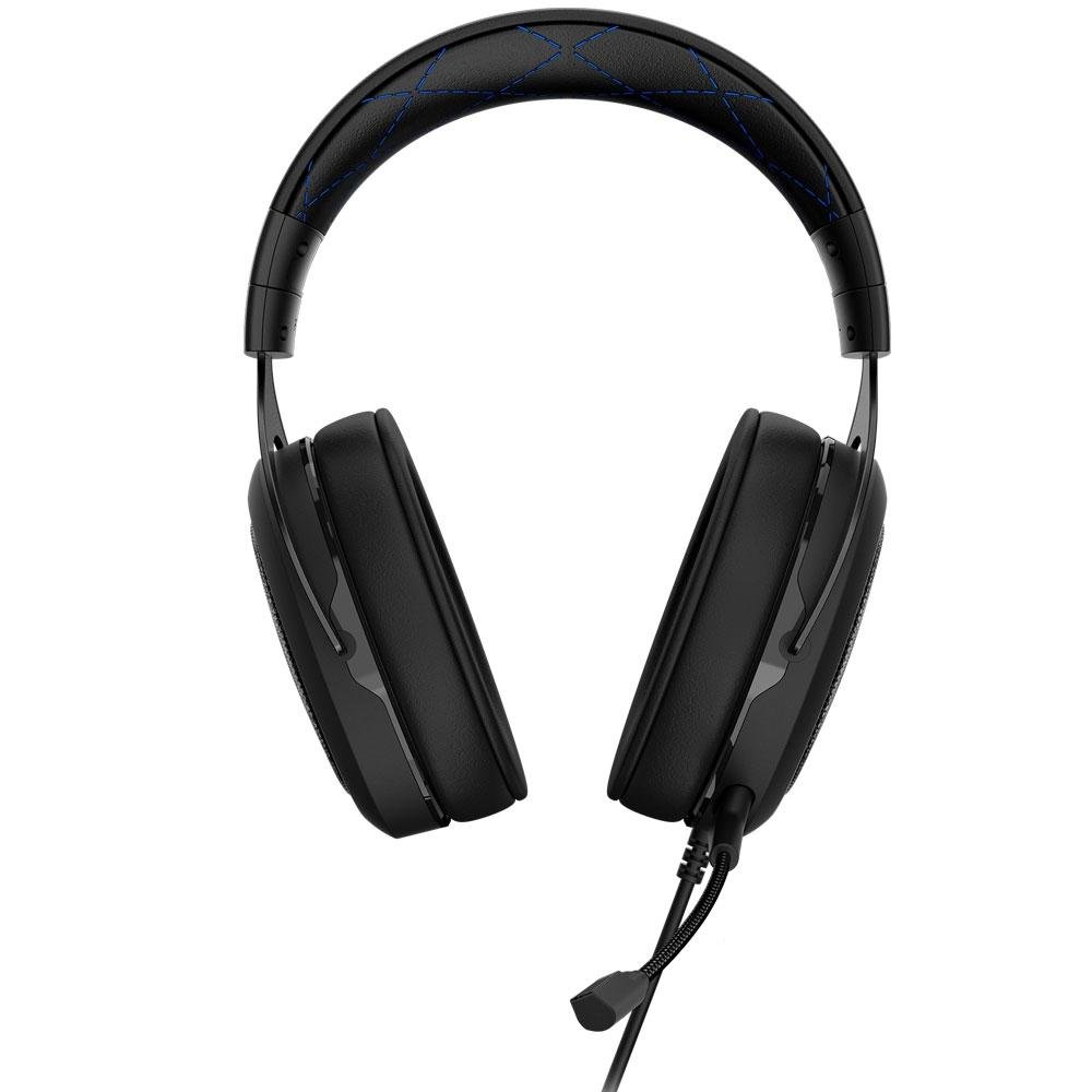 Headset Gamer Corsair HS50 P2, Stereo 2.0 , Drivers 50mm, Preto/Azul - CA-9011172-NA Headset Gamer Corsair HS50 P2, Stereo 2.0 , Drivers 50mm, Preto/Azul - CA-9011172-NA