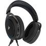 Headset Gamer Corsair HS50 P2, Stereo 2.0 , Drivers 50mm, Preto/Azul - CA-9011172-NA