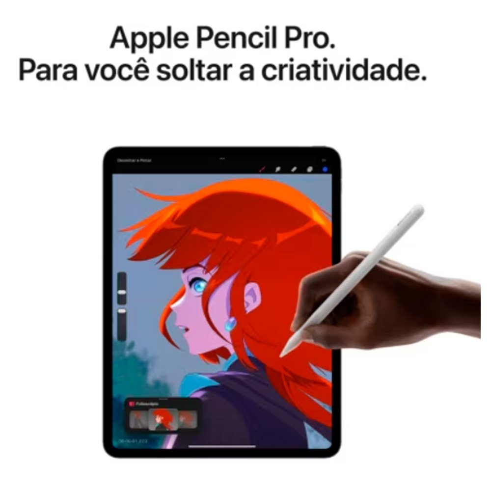 iPad Pro 11 M2 512GB Wi-Fi Preto Espacial (MVW33BZ