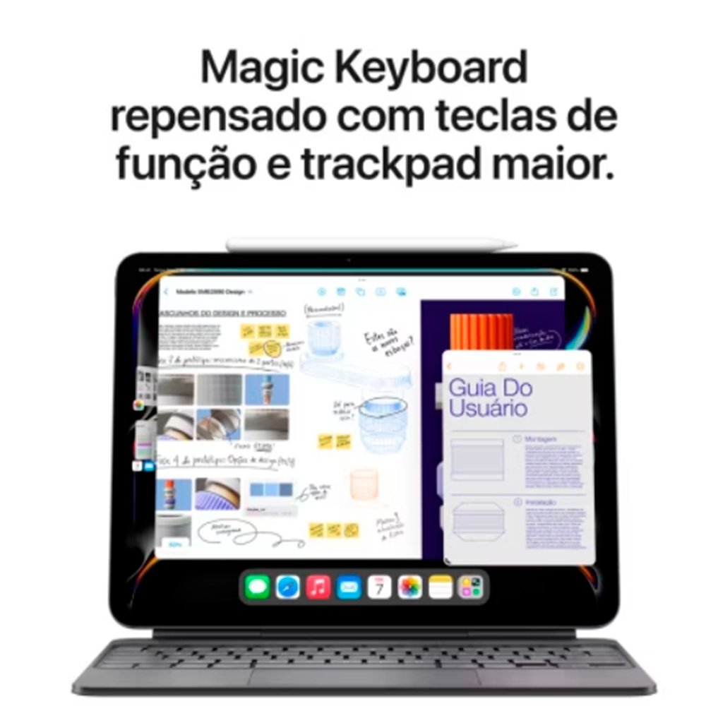 iPad Pro 11 M4 512GB Wi-Fi Preto Espacial | KaBuM!