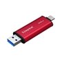SSD Externo Portátil Kingston, 512GB, Dual USB-A/C, Leitura 1050 MB/s, Gravação 950 MB/s, USB 3.2 Gen 2 - SPSD/512GB