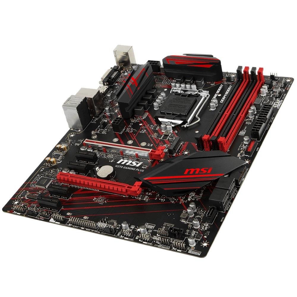 Placa-Mãe MSI H370 Gaming Plus, Intel LGA 1151, ATX, DDR4