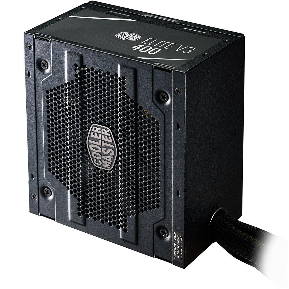 Fonte Cooler Master Elite V3, 400W, PFC Ativo - MPW-4001-ACAAN1 Fonte Cooler Master Elite V3, 400W, PFC Ativo - MPW-4001-ACAAN1