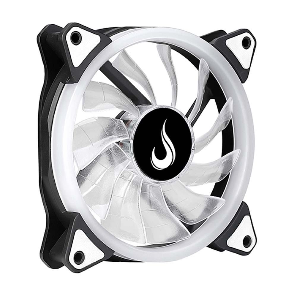 Ventoinha Rise Mode Galaxy Led, 120mm, Branco - RM-FN-01-BW Ventoinha Rise Mode Galaxy Led, 120mm, Branco - RM-FN-01-BW
