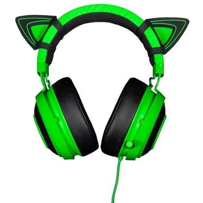 Kitty Ears para Headset Razer Kraken, Green - RC21-01140200-W3M1