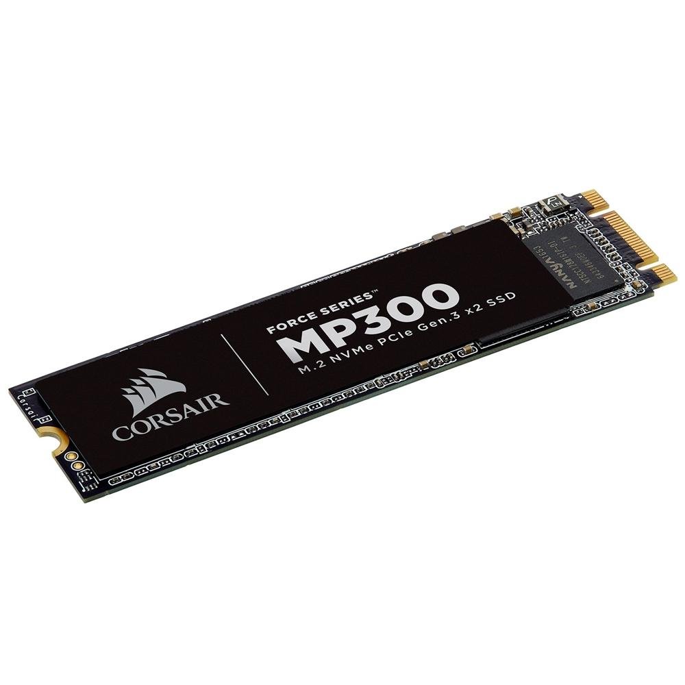 SSD Corsair Force Series MP300, 120GB, M.2 NVMe, Leitura 1520MB/s, Gravação 460MB/s - CSSD-F120GBMP300 SSD Corsair Force Series MP300, 120GB, M.2 NVMe, Leitura 1520MB/s, Gravação 460MB/s - CSSD-F120GBMP300