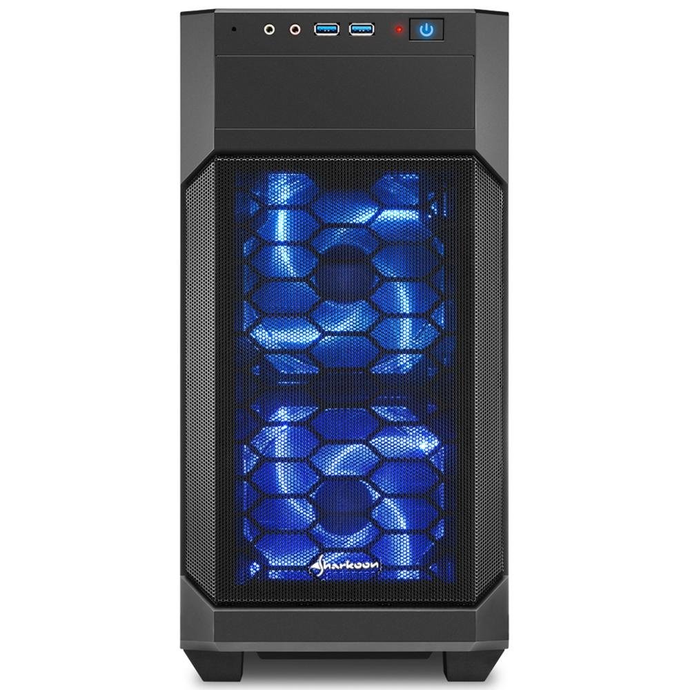 Gabinete Sharkoon V1000 Micro-ATX com Janela Lateral em Acrílico Gabinete Sharkoon V1000 Micro-ATX com Janela Lateral em Acrílico