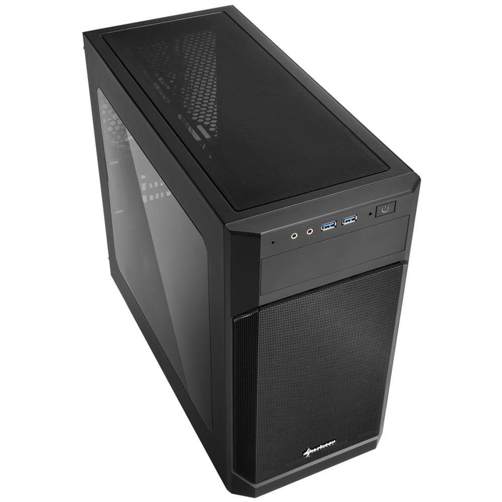 Gabinete Sharkoon V1000 Micro-ATX com Janela Lateral em Acrílico Gabinete Sharkoon V1000 Micro-ATX com Janela Lateral em Acrílico
