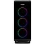 Gabinete NOX TGF em Vidro Temperado, Controlador de FAN e RGB, USB 3.0, 4 FANS com RGB Rainbow NXHUMMERTGF