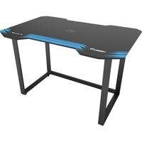 Mesa Gamer Fortrek, Preto e Azul, Base em Metal, Tampo de MDF Revestido e Suporta Peso Máximo de 150 Kg - HMG01