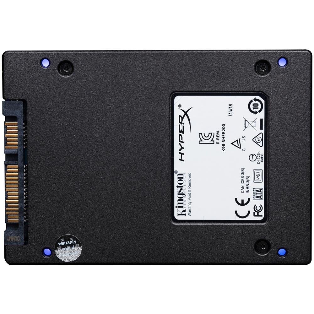 SSD HyperX Fury RGB, 240GB, SATA, Leitura 550MB/s, Gravação 480MB/s - SHFR200/240G SSD HyperX Fury RGB, 240GB, SATA, Leitura 550MB/s, Gravação 480MB/s - SHFR200/240G