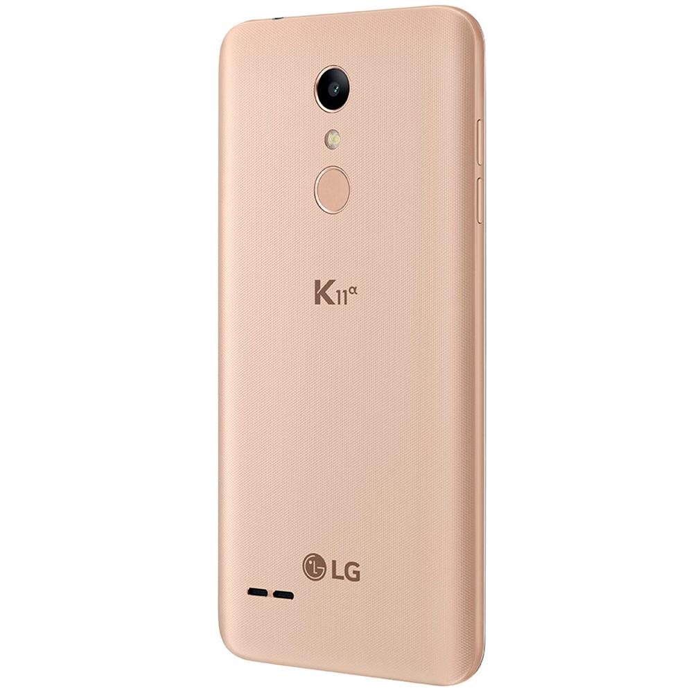 Smartphone LG K11 Alpha, 16GB, 8MP, Tela 5.3´, Dourado - LMX410BTW Smartphone LG K11 Alpha, 16GB, 8MP, Tela 5.3´, Dourado - LMX410BTW