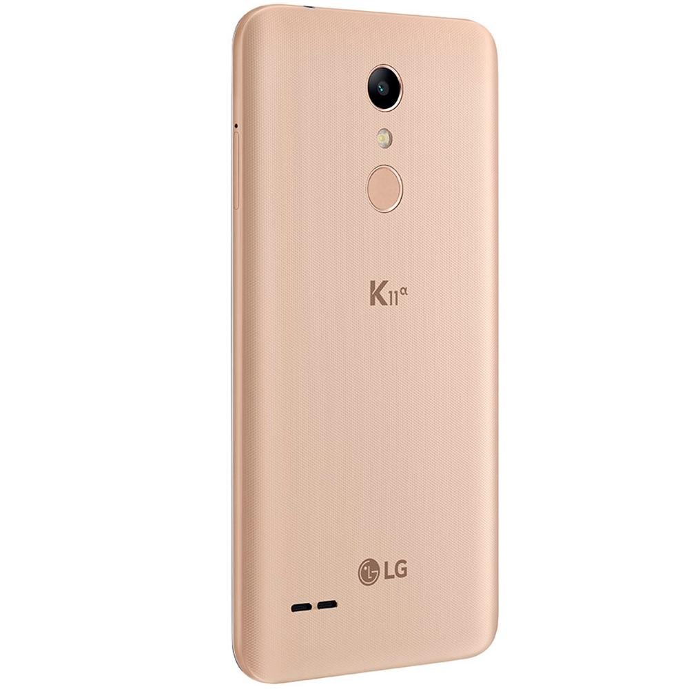 Smartphone LG K11 Alpha, 16GB, 8MP, Tela 5.3´, Dourado - LMX410BTW Smartphone LG K11 Alpha, 16GB, 8MP, Tela 5.3´, Dourado - LMX410BTW