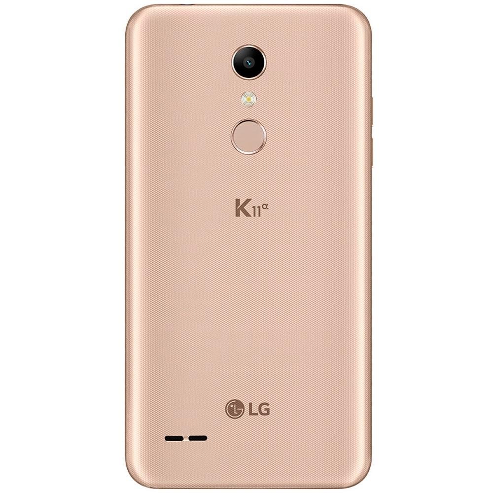 Smartphone LG K11 Alpha, 16GB, 8MP, Tela 5.3´, Dourado - LMX410BTW Smartphone LG K11 Alpha, 16GB, 8MP, Tela 5.3´, Dourado - LMX410BTW