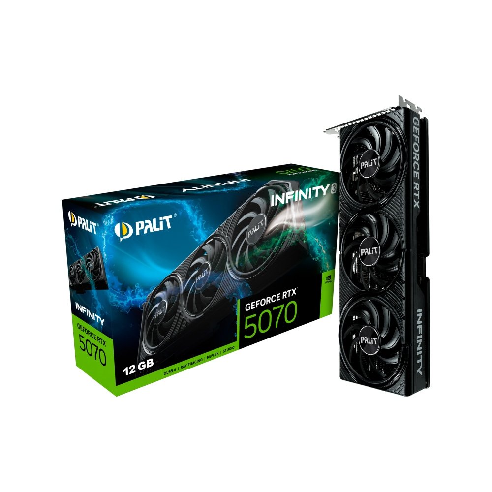 グラフィックボード・グラボ・ビデオカード Palit GeForce RTX5070 INFINITY 3 12GB RTX 5070 Infinity 3 Palit | KaBuM!