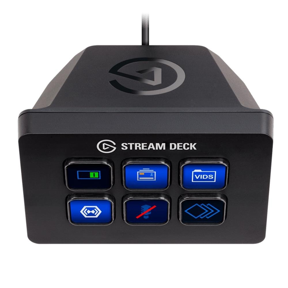 Mesa controladora Streaming Elgato Stream Deck Mini, 6 teclas LCD, USB - 10GAI9901