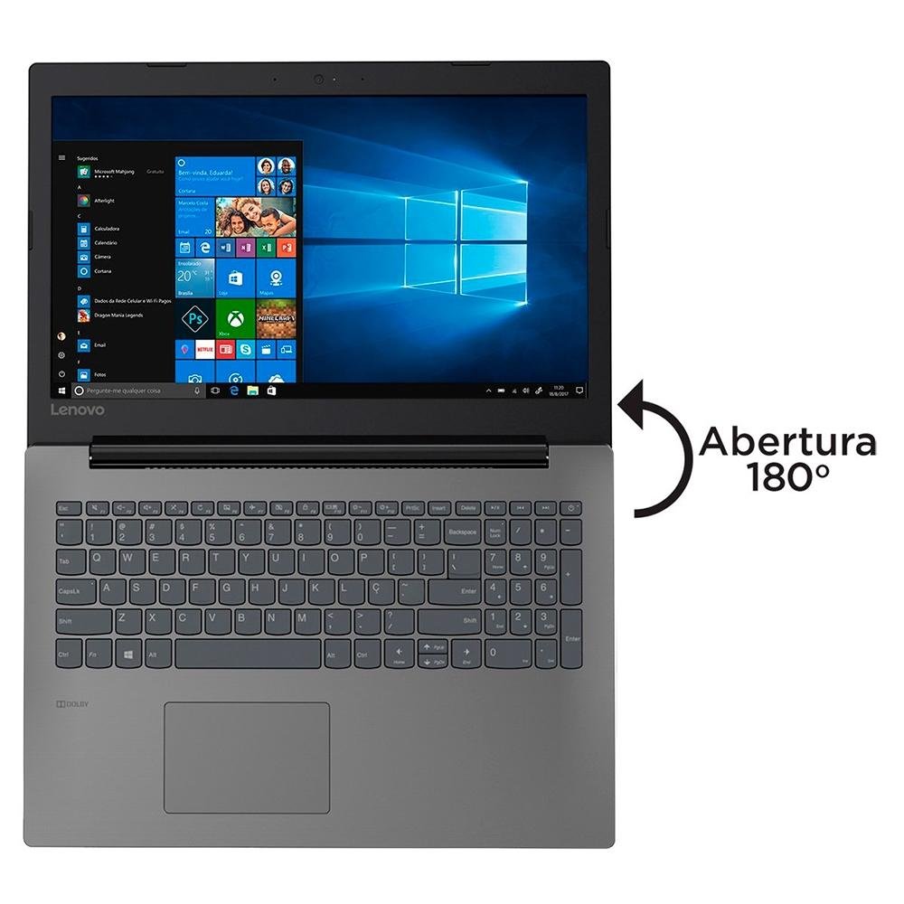 Notebook Lenovo B330, Intel Core i5-8250U, 4GB, 1TB, Windows 10 Home, 15.6´ - 81M10003BR Notebook Lenovo B330, Intel Core i5-8250U, 4GB, 1TB, Windows 10 Home, 15.6´ - 81M10003BR