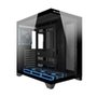 Gabinete Gamer Esgaming Mira, Mini Tower, ATX, Frontal e Lateral em Vidro Temperado, Sem Fans, Preto - 1101-BK