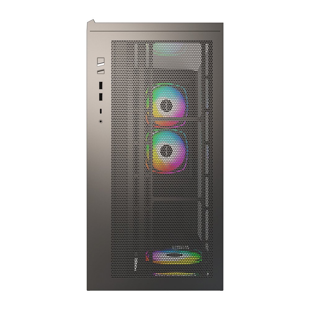 Gabinete Gamer Montech Sky 3, Mid Tower, Vidro Temperado, 3 Fans ARGB, ATX, Preto - SKY3B