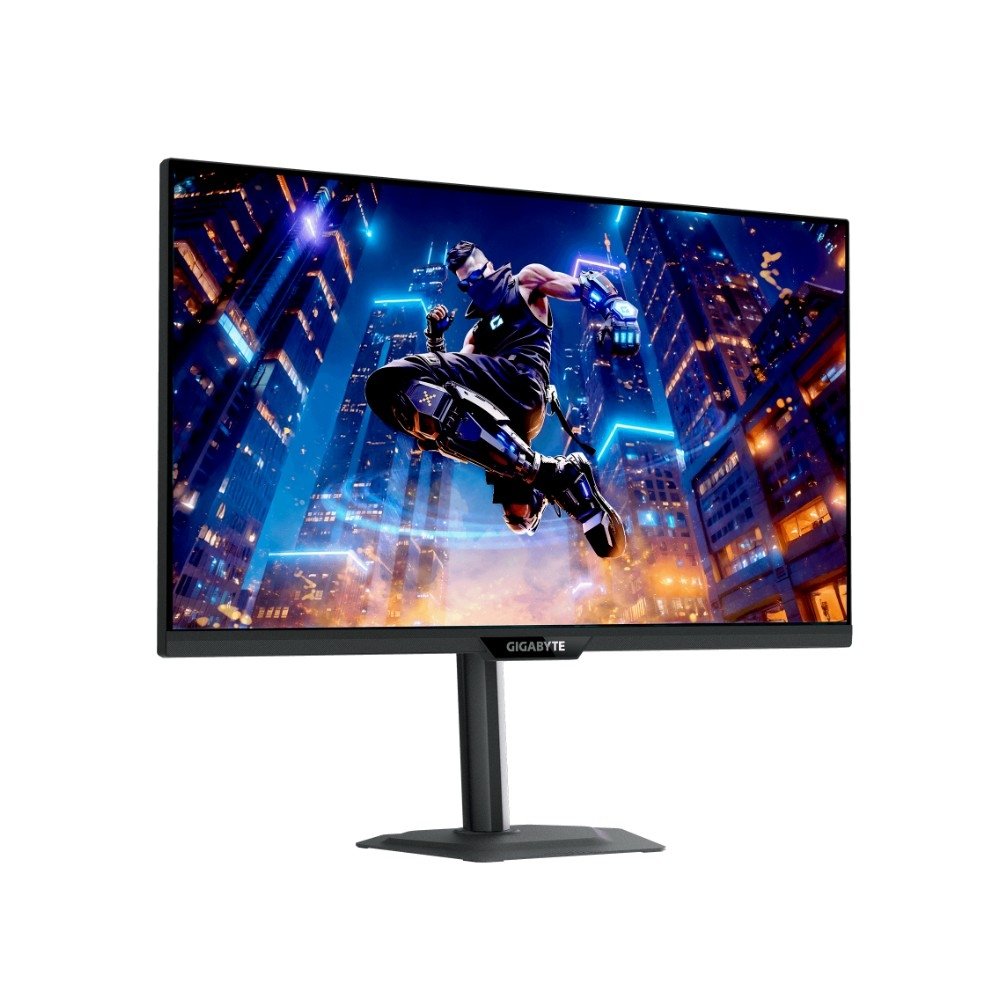 Monitor Gamer Gigabyte 27", Dual Mode, 4K, 160Hz, 1ms, IPS, G-Sync, FreeSync Premium, HDR 400, USB-C, Som Integrado, Preto - M27UP