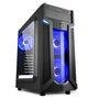Gabinete Gamer Sharkoon VG6-W Azul, Mid Tower, ATX, Lateral em Acrílico, 3x Fans LED, Preto - VG6-W