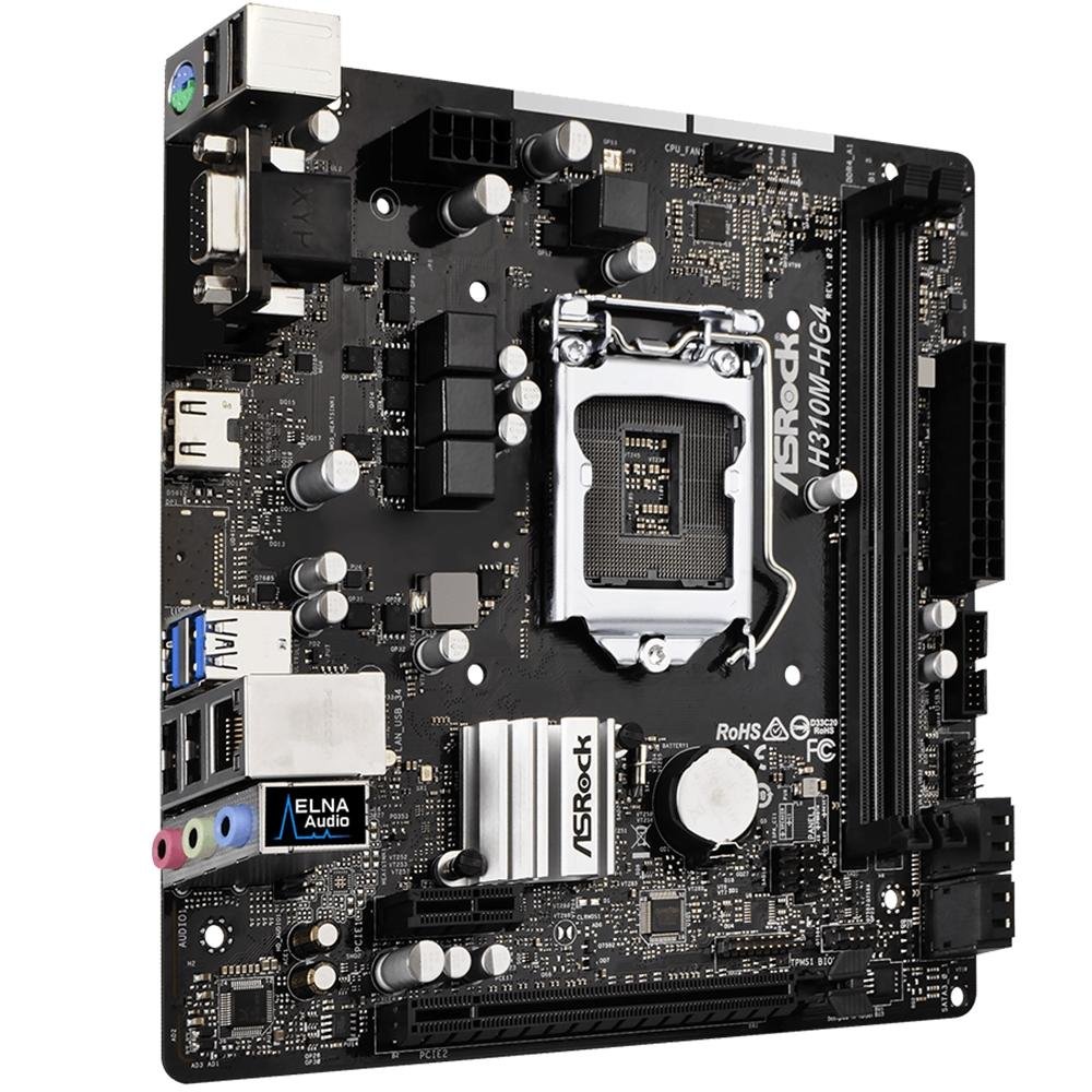 Placa-Mãe ASRock H310M-HG4, Intel LGA 1151, mATX, DDR4
