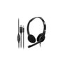 Headset Multi HF250, Cabo 150cm, P3 com Adaptador USB, Controle de Volume, Preto - PH467