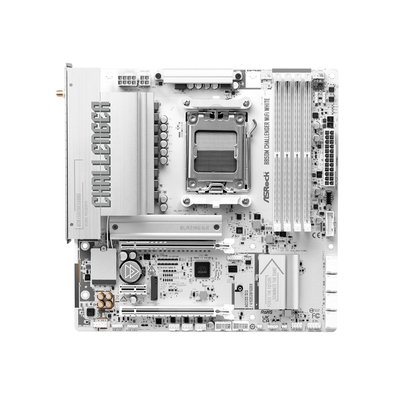 Placa-Mãe ASRock B850M Challenger WiFi White, AMD AM5, Micro ATX, DDR5 - 90-MXBU50-A0UAYZ