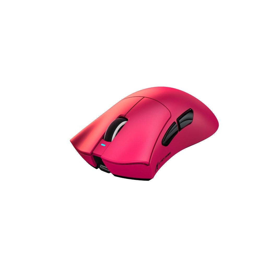 Mouse Gamer Sem Fio Attack Shark V3, 25000 DPI, Tri-Mode Wireless Bluetooth USB-C, Berry Red - V3 Mouse Gamer Sem Fio Attack Shark V3, 25000 DPI, Tri-Mode Wireless Bluetooth USB-C, Berry Red - V3