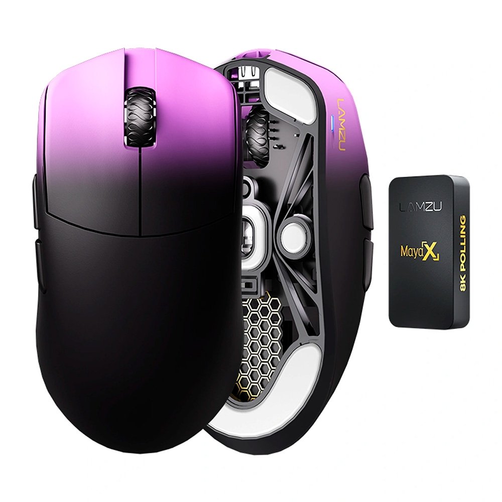 Mouse Lamzu Maya X Purple Shadow 8K | KaBuM!