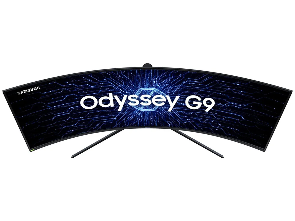 Monitor Gamer Curvo Samsung Odyssey 49" DQHD, Série G9, 240Hz, 1Ms, HDMI + DP, G-sync, Freesync - Lc49g95tsslxzd Monitor Gamer Curvo Samsung Odyssey 49" DQHD, Série G9, 240Hz, 1Ms, HDMI + DP, G-sync, Freesync - Lc49g95tsslxzd